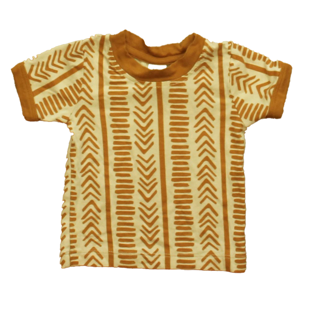 Kate Quinn Boys Ivory | Brown T-Shirt size: 3-6 Months